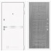 Входная дверь Line White 6 (Шагрень белая / Сандал серый)