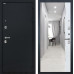 Дверь Колизей с зеркалом ФЛЗ-305 (Чёрный шелк / Лофт белый) Дверь Колизей с зеркалом ФЛЗ-305 (Чёрный шелк / Лофт белый)
