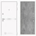 Входная дверь Line White 24 (Шагрень белая / Бетон светлый)