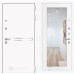 Входная дверь Line White с зеркалом 18 (Шагрень белая / Белое дерево) Входная дверь Line White с зеркалом 18 (Шагрень белая / Белое дерево)
