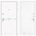 Входная дверь Line White 7 (Шагрень белая / Белое дерево)