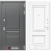 Входная дверь Платинум 26 (Альберо Грей / Эмаль белая RAL 9003)