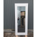 Входная дверь Бастион зеркало Пастораль (Чёрный кварц / Белый матовый)