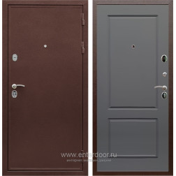 Входная дверь Сенатор Триумф 3К ФЛ-117 (Медный антик / Графит софт)