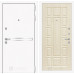 Входная дверь Line White 12 (Шагрень белая / Дуб беленый)