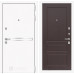 Входная дверь Line White 3 (Шагрень белая / Орех премиум)