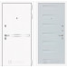 Входная дверь Line White 14 (Шагрень белая / Дуб кантри белый)