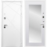 Входная дверь Лофт с зеркалом 2XL (Белый матовый / Белый матовый)