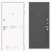 Входная дверь Line White 24 (Шагрень белая / Графит софт)