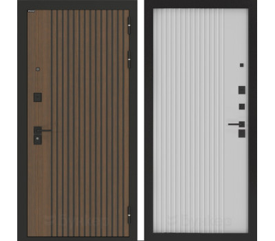 Входная дверь BN-02 панель Хомс - Белый софт рельеф