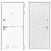 Входная дверь Line White 23 (Шагрень белая / Белый софт)