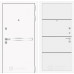 Входная дверь Line White 25 (Шагрень белая / Белый софт)