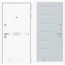 Входная дверь Line White 14 (Шагрень белая / Дуб кантри белый)