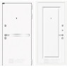 Входная дверь Line White 27 (Шагрень белая / Эмаль белая RAL 9003)