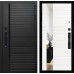 Входная дверь Урбан Лайн с умным замком - Зеркало Сити Белый матовый